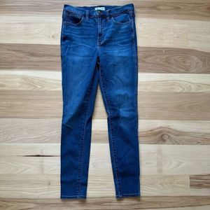 MADEWELL | 10” Roadtripper medium wash denim jeans high rise women’s 29/8 TALL